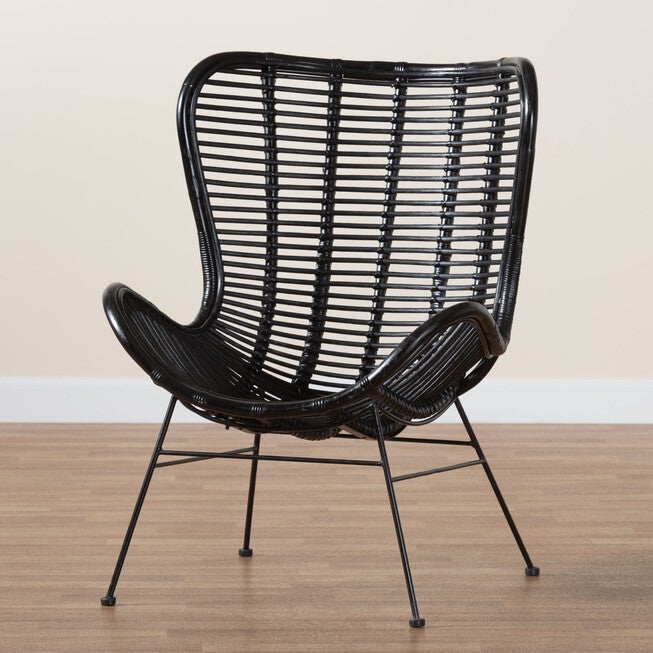 Colorado Modern Bohemian Rattan Accent Chair, , alternate image number 8