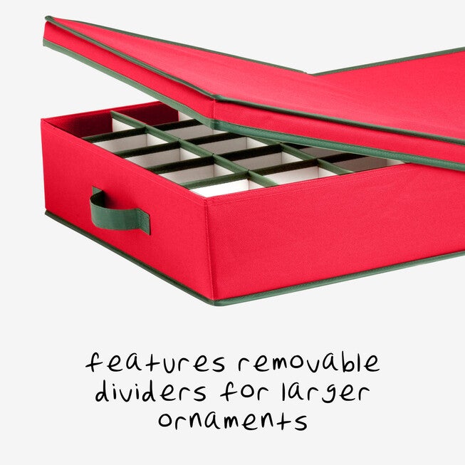 40-Ornament Holiday Storage Box, , alternate image number null