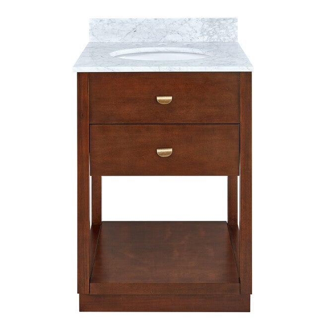 Lellerman Italian Marble Bath Vanity Sink, , alternate image number 1