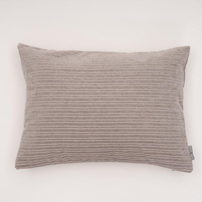 Opulence Chenille Stripes Lumbar Pillow, DOVE GREY, hi-res image number null