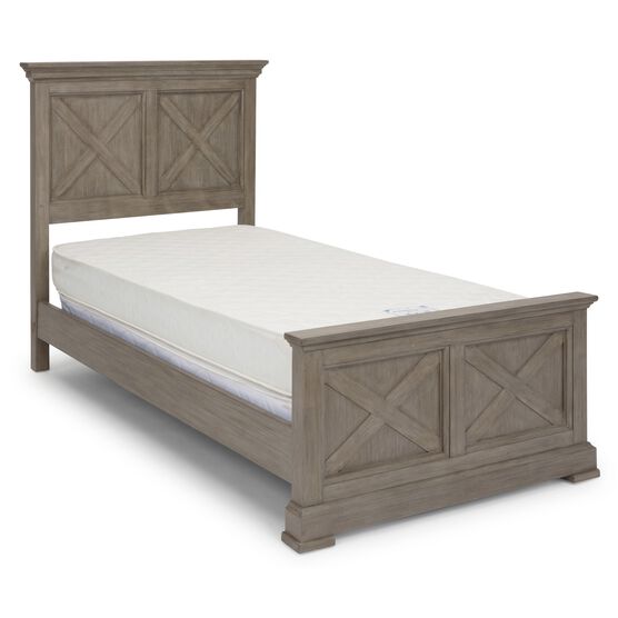 Mountain Lodge Gray Twin Bed, GRAY, hi-res image number null