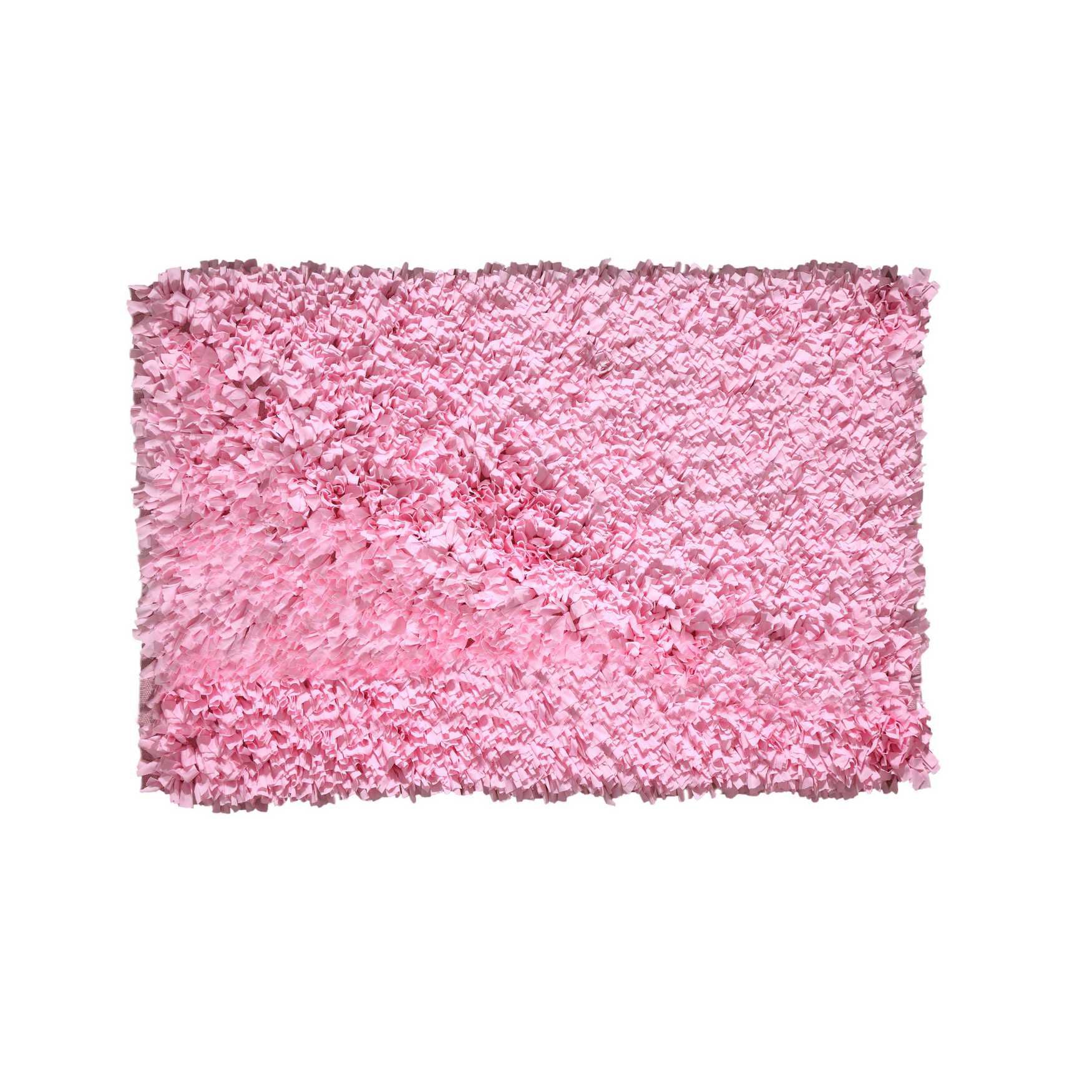 Bella Premium Jersey Shaggy Area Rug, BABY PINK, hi-res image number 0