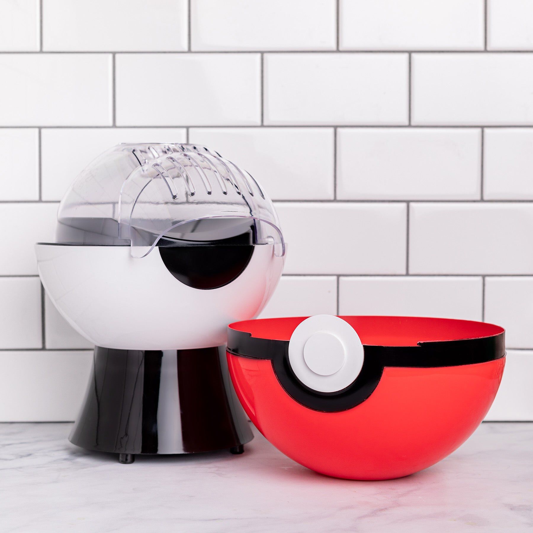 Pokemon Pokeball Popcorn Maker, RED, alternate image number 4