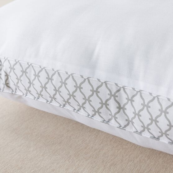 Antimicrobial Down Alternative Gusseted Pillow Bed Pillow, , alternate image number null