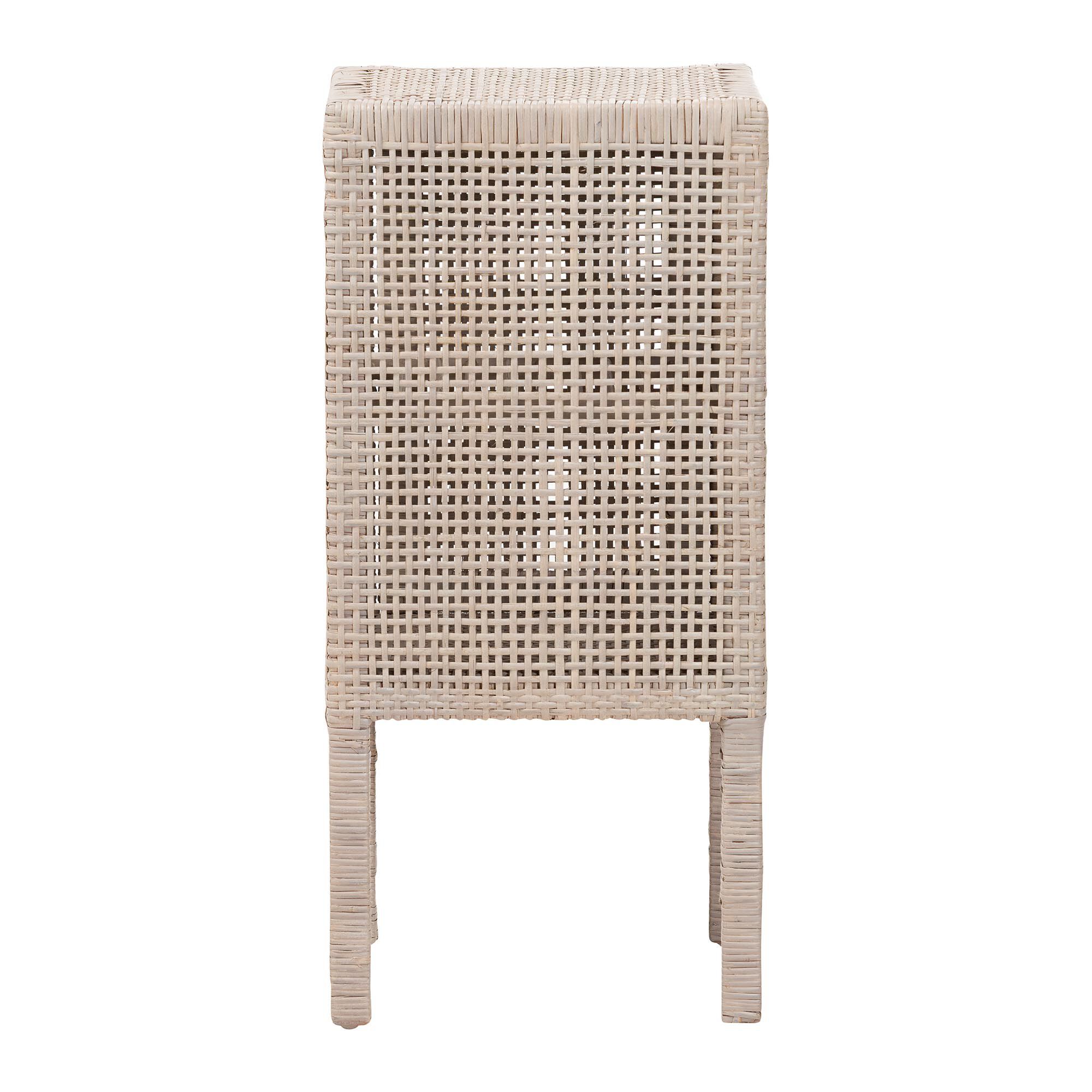 Vivan Natural Rattan Nightstand, GREY, alternate image number 5