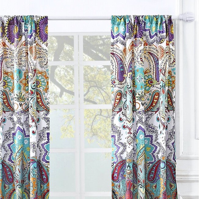 Nirvana Window Curtain Panel Pair, , alternate image number null