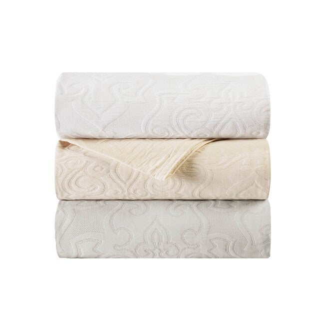 Raphaela European Matelassé Window Panel Pair, , alternate image number 2