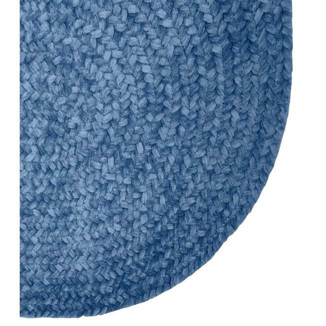 Better Trends Chenille Solid Braid Collection Reversible Indoor Area Utility Rug in Vibrant Colors, Oval, , alternate image number 2