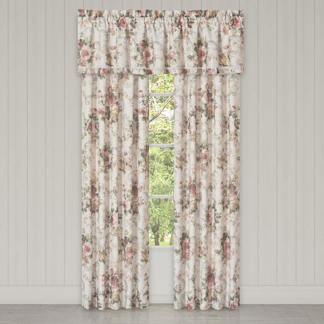 Chablis 84 Inch Window Panel Pair, ROSE GOLD, alternate image number null