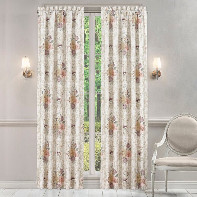 Chardonnay 84 Inch Window Panel Pair, IVORY, hi-res image number null