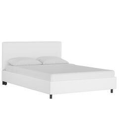 Twill Upholstered Platform Bed