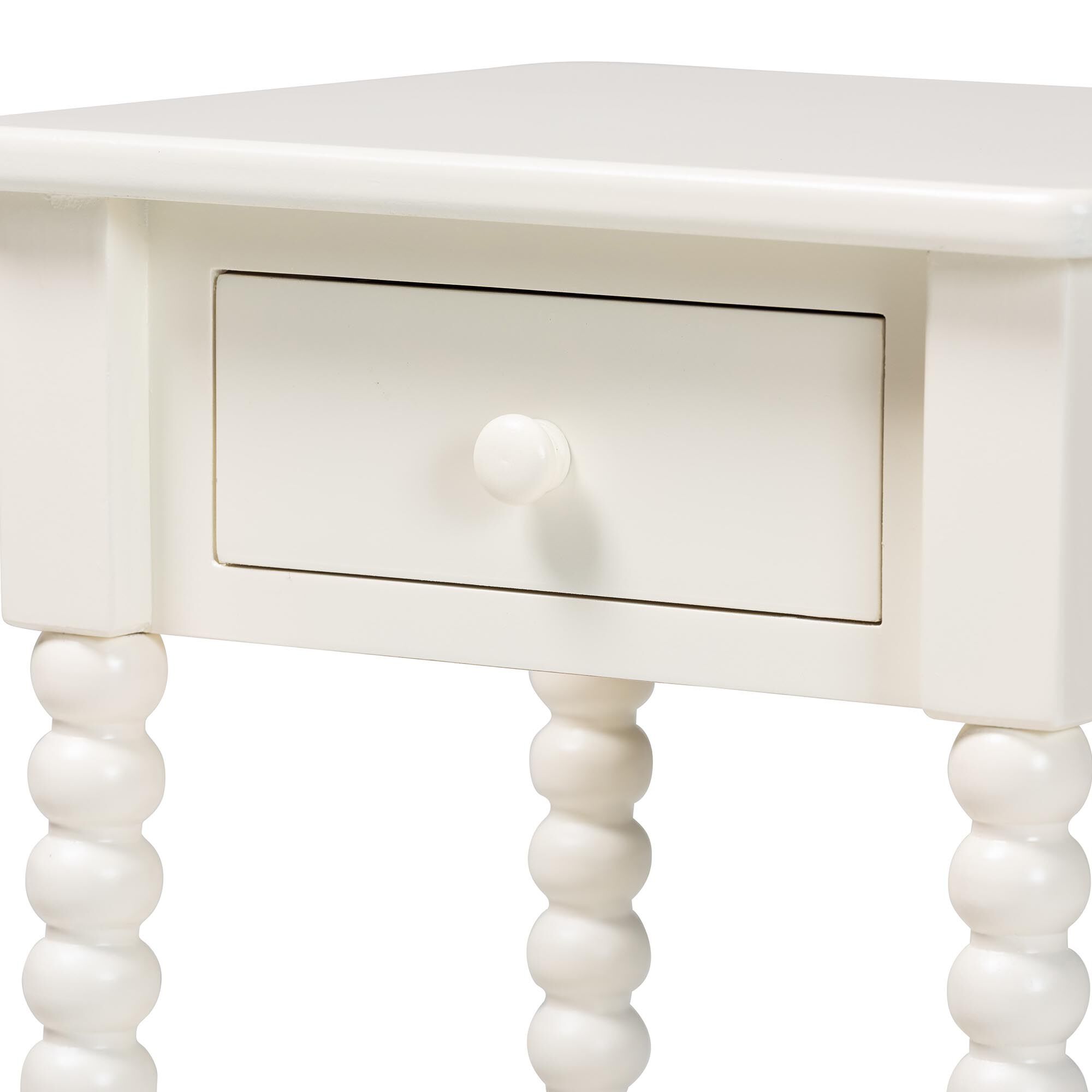 Raynera End Table, WHITE, alternate image number 6