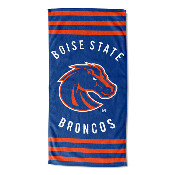 Boise State Stripes Beach Towel, MULTI, hi-res image number null