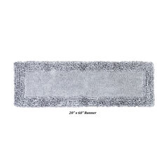 Shaggy Border Bath Rug Mat, 20" X 60"