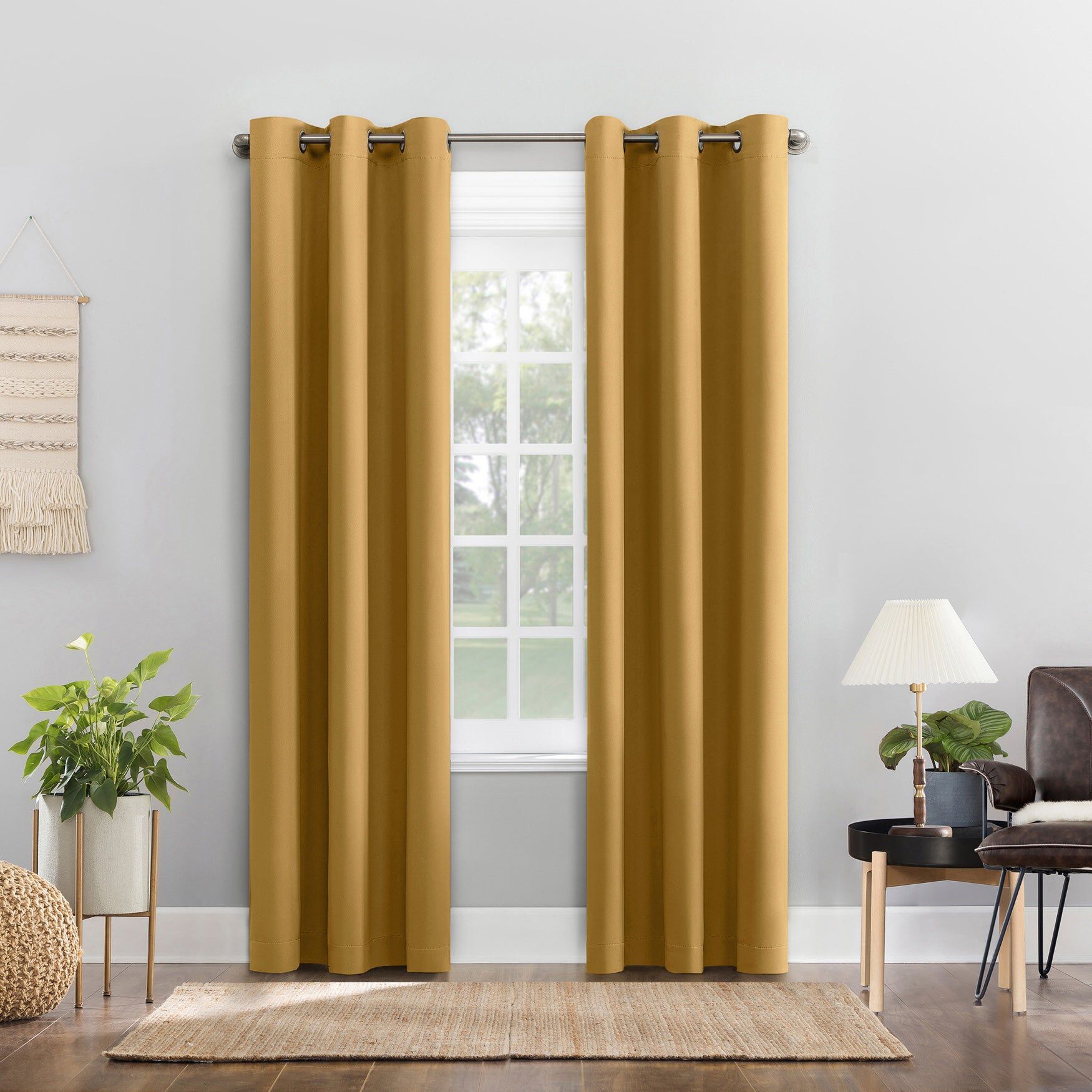 Sun Zero&trade; Blackout Greenwich Grommet Panel