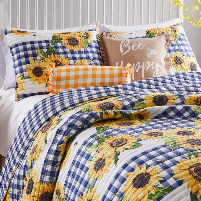 Sunflower Gold Quilt Set, , alternate image number 2