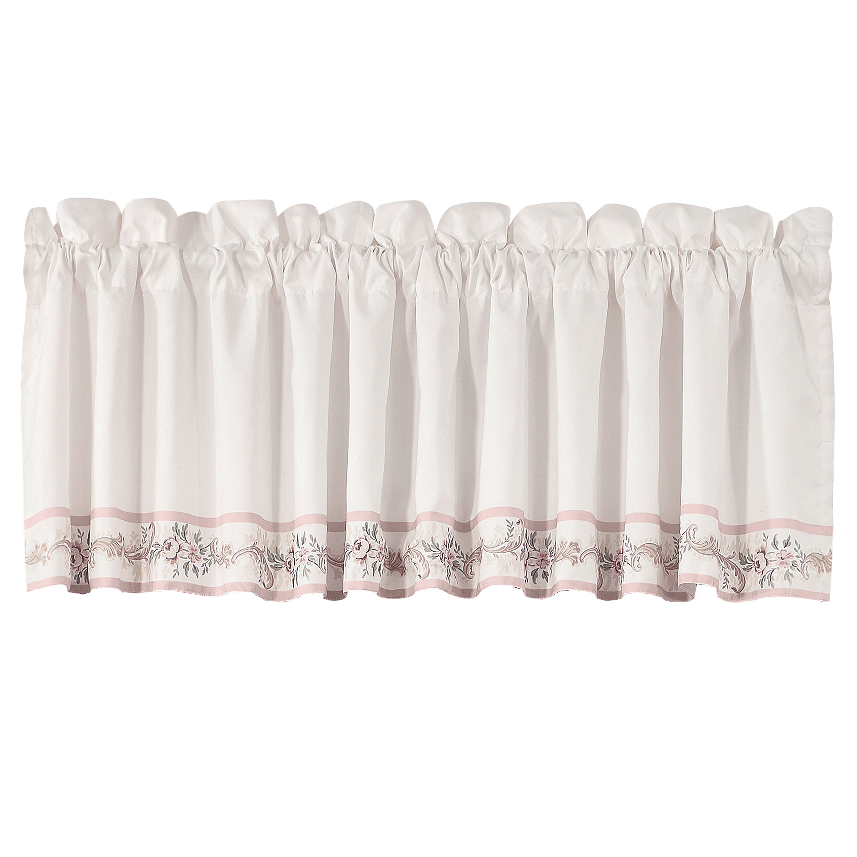 Avant Garden Window Straight Valance, BLUSH, alternate image number null