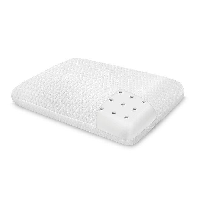SensorPEDIC Essentials Memory Foam Gusseted Bed Pillow, WHITE, hi-res image number 0