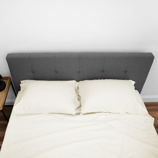 SensorPEDIC Ice Cool 400 Thread Count Cotton-Rich Cream Sheet Set, , alternate image number null