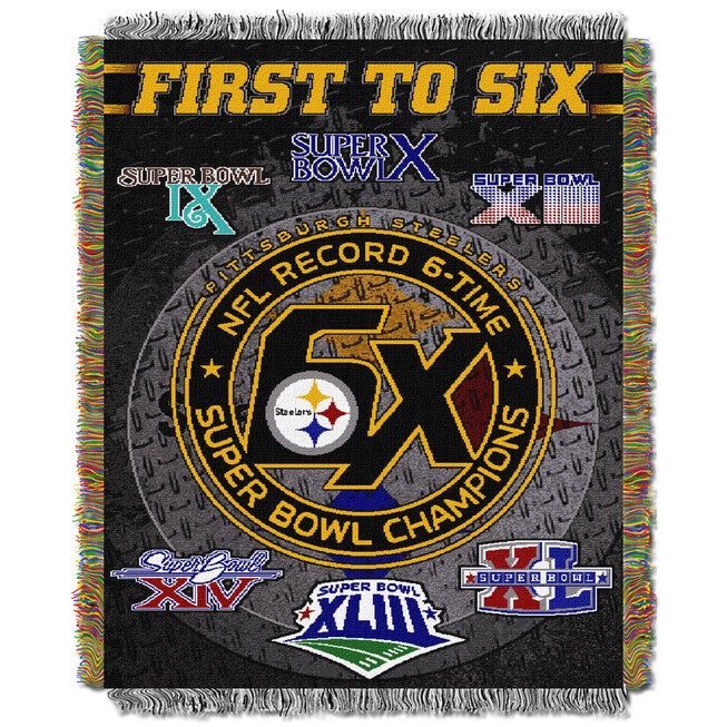 Steelers Commemorative Series Throw, MULTI, hi-res image number null