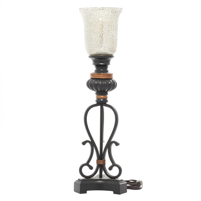 Set Of 2 Black Metal Boho Style Uplight, , alternate image number null