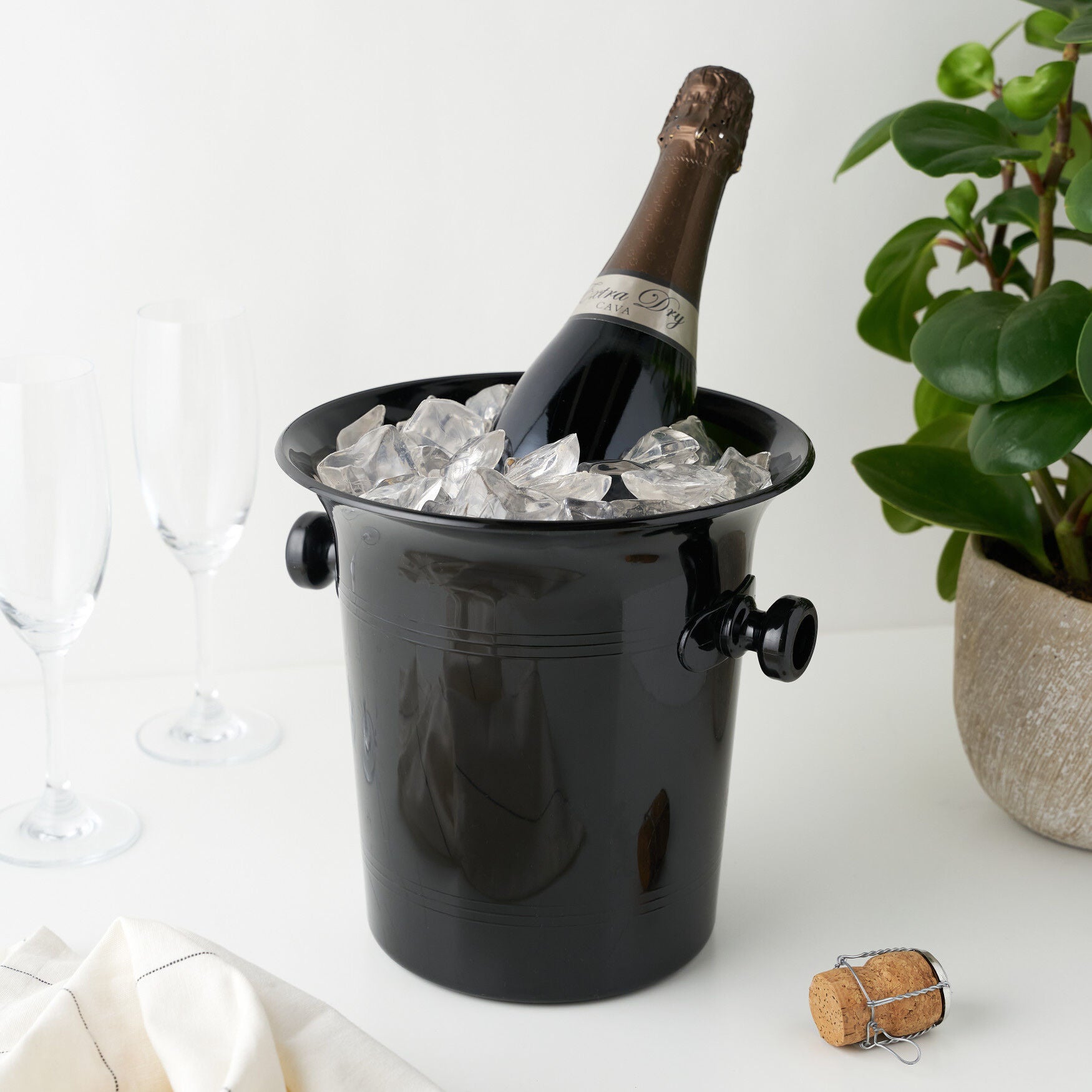 Black Ice Bucket By True, , alternate image number 2