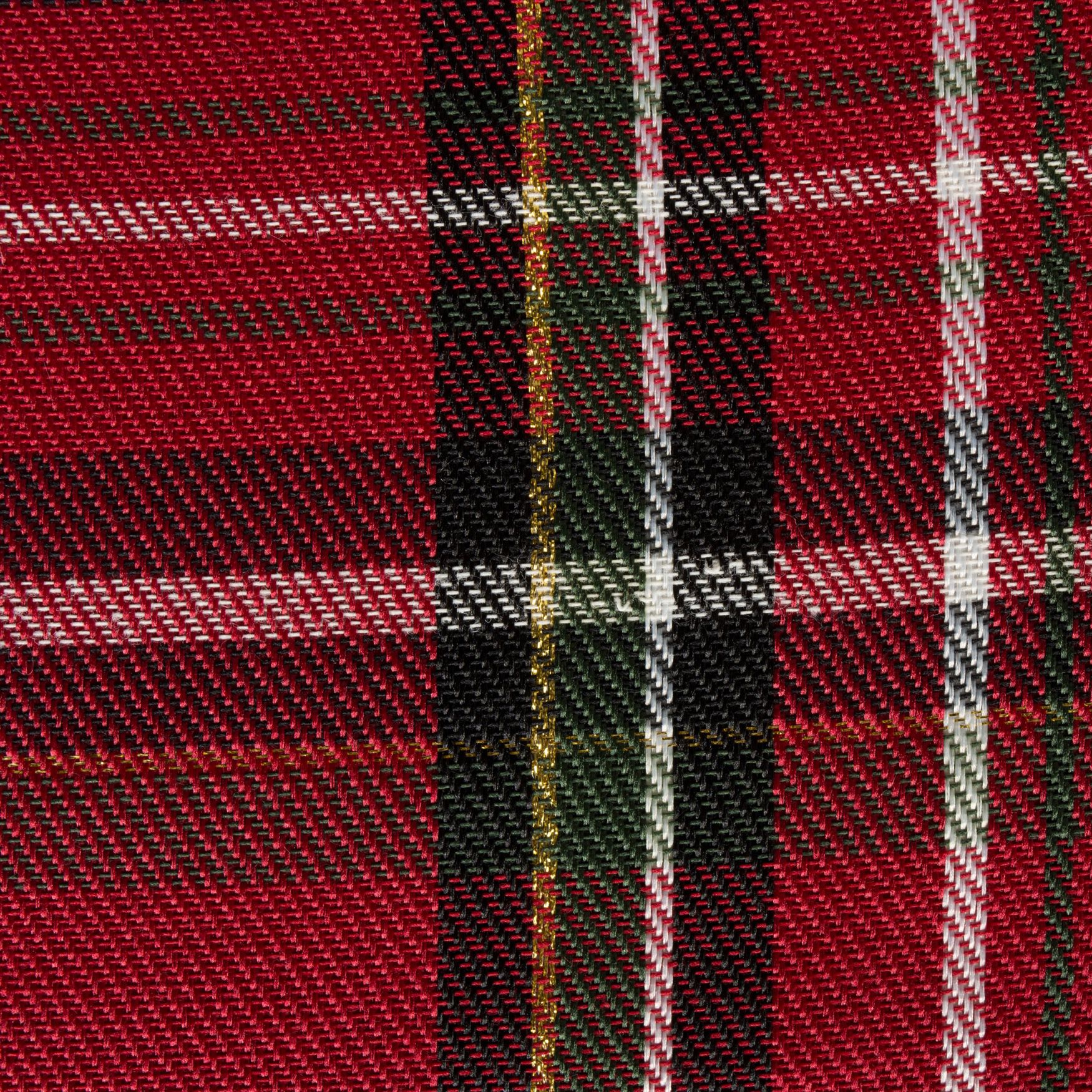 Holiday Metallic Plaid Napkin, Set of 6, , alternate image number 5