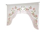 Bloomfield Collection in Floral Design 100% Cotton Tufted Chenille Valance , , on-hover image number null
