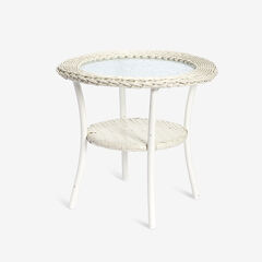 Roma All-Weather Wicker Side Table