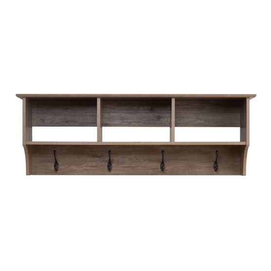 48" Wide Hanging Entryway Shelf, Drifted Gray, , alternate image number null