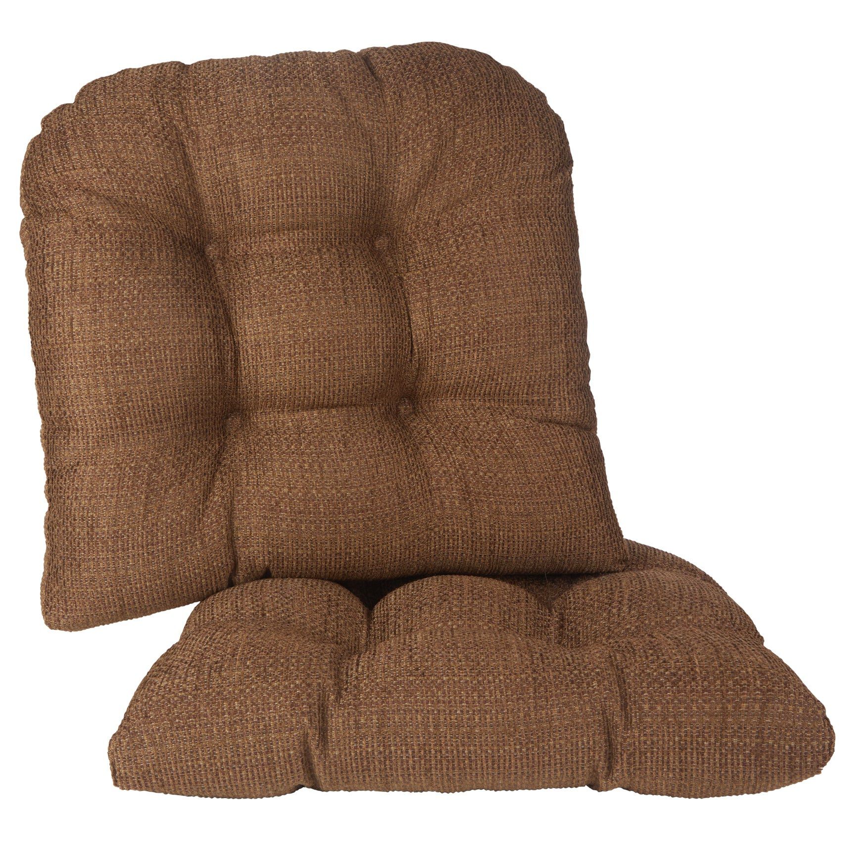 15 inches Tyson Gripper Chair Pad, BROWN, hi-res image number 0