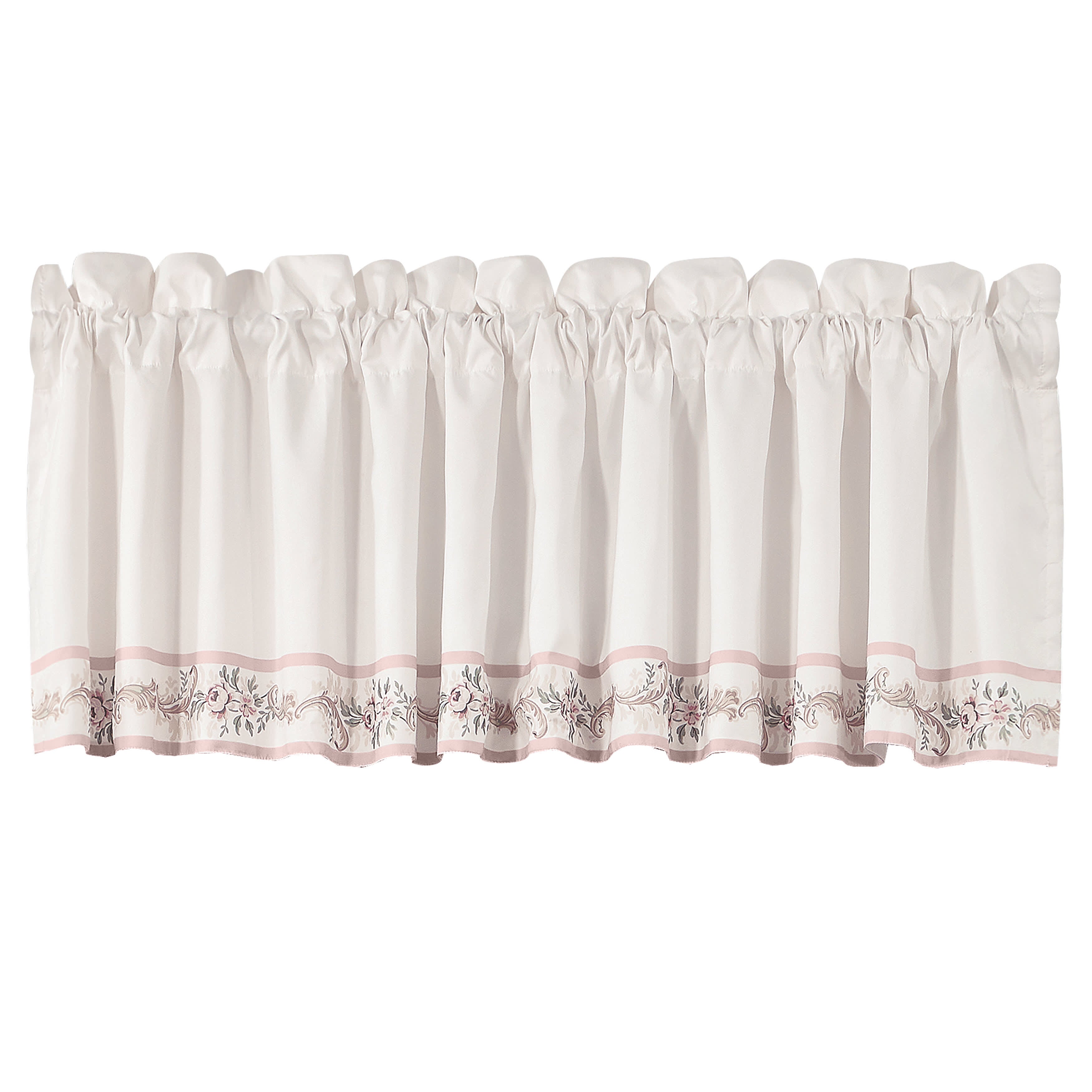 Avant Garden Window Straight Valance, BLUSH, alternate image number null