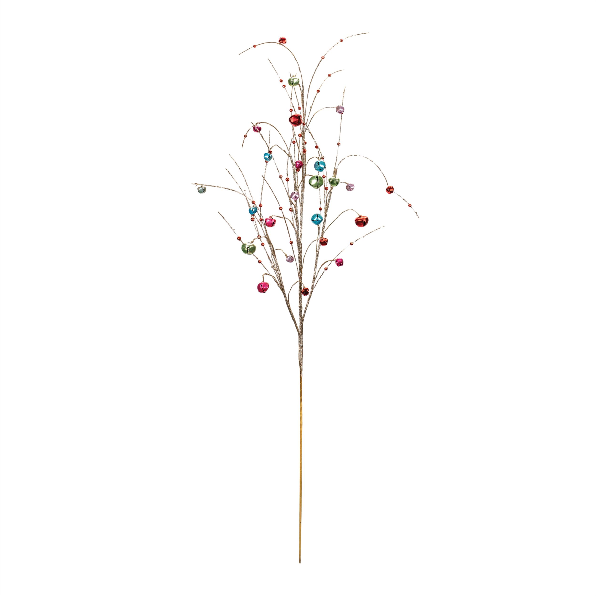 Jingle Bell Spray (Set of 2), GOLD RED, alternate image number 2