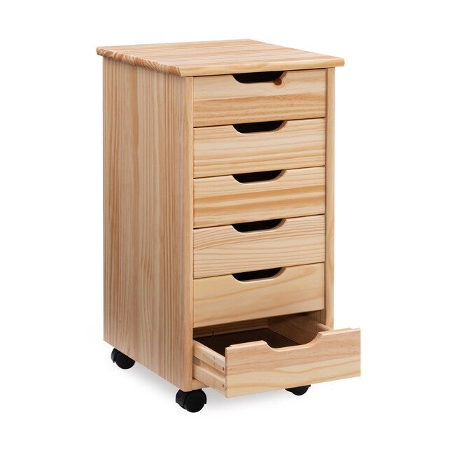 Croghan Six Drawer Rolling Storage Cart, , alternate image number 8
