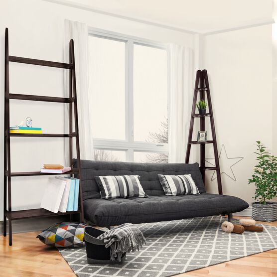 5-Shelf Corner Ladder Bookcase-Espresso, , alternate image number null
