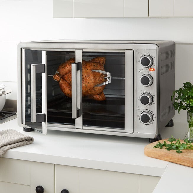 Double Door Convection Oven, STAINLESS, hi-res image number 0