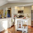 Breakfast Cart with Drop-Leaf Table-White, , alternate image number null