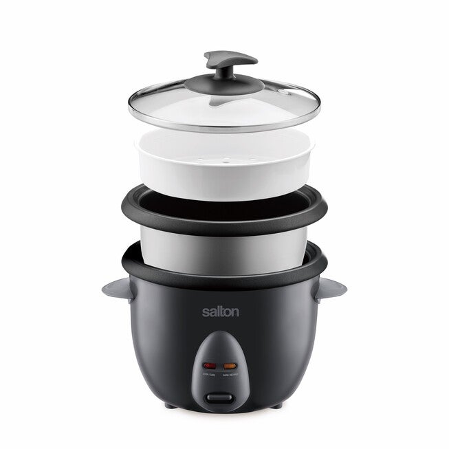 Automatic Drum Style Rice Cooker & Steamer - Black - 10 Cups, , on-hover image number null