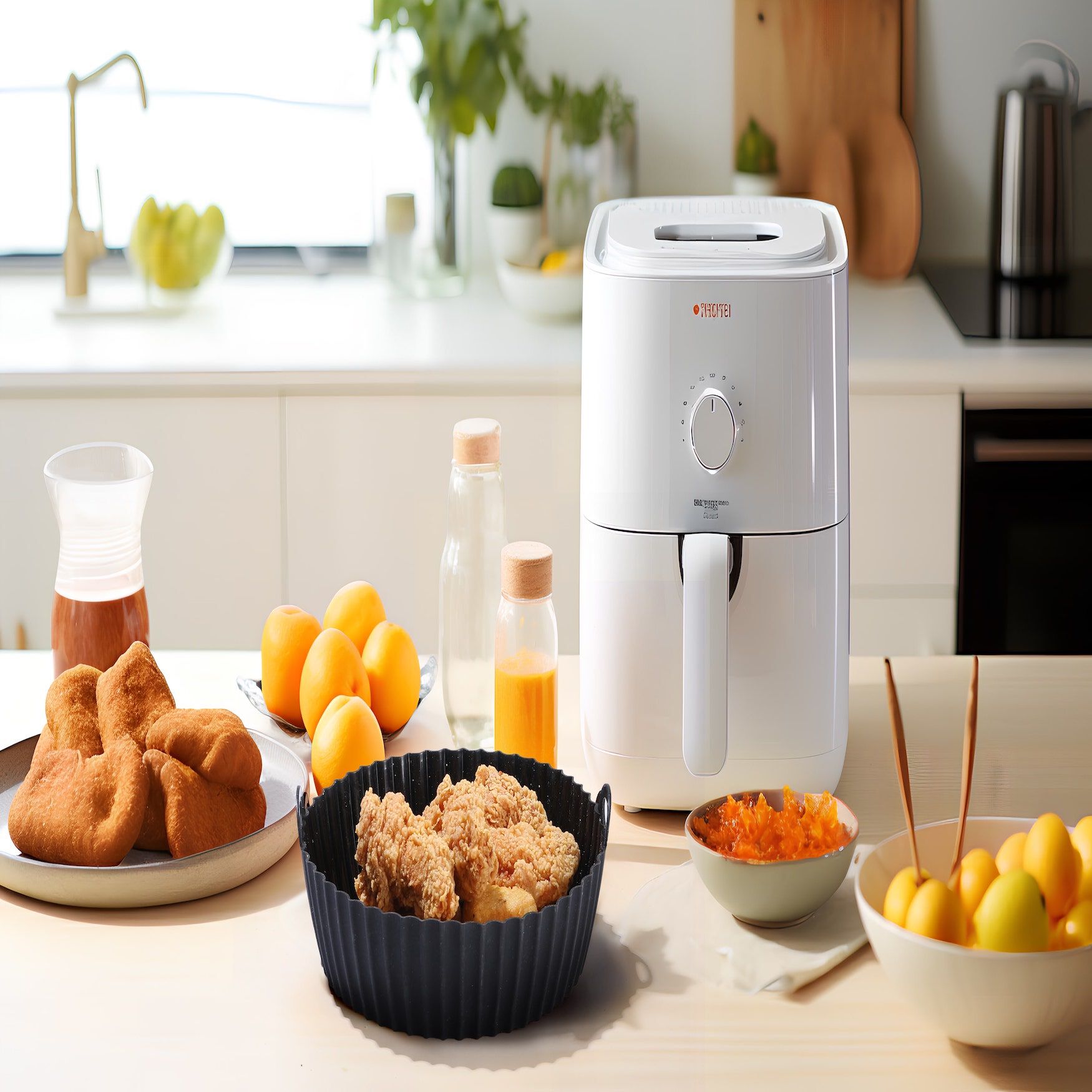 Air Fryer Reusable Silicone Liner Air Fryer Accessories Kit, , alternate image number 7