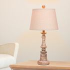 Cottage Antique Beige Resin 26.5" Table Lamp, Set 2, , on-hover image number null