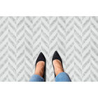 Retro 12x12 Self Adhesive Vinyl Floor Tile - Chevron - 20 Tiles/20 sq. ft., , alternate image number null