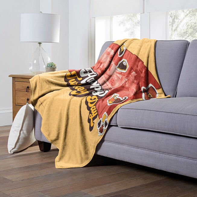 Wb Friends Turkey Head Silk Touch Throw Blanket, , alternate image number null