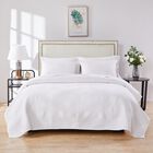 Parker White Quilt and Pillow Sham Set, , alternate image number null