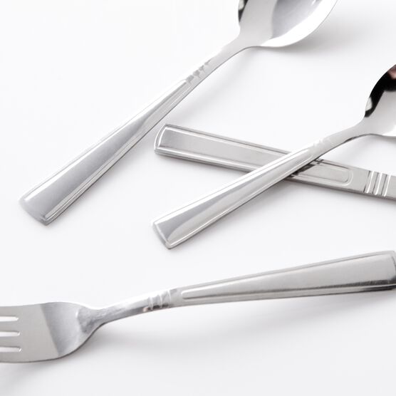 46-pc Flatware Set with Tray, , alternate image number null