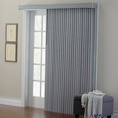 Embossed Vertical Privacy Slat Blinds
