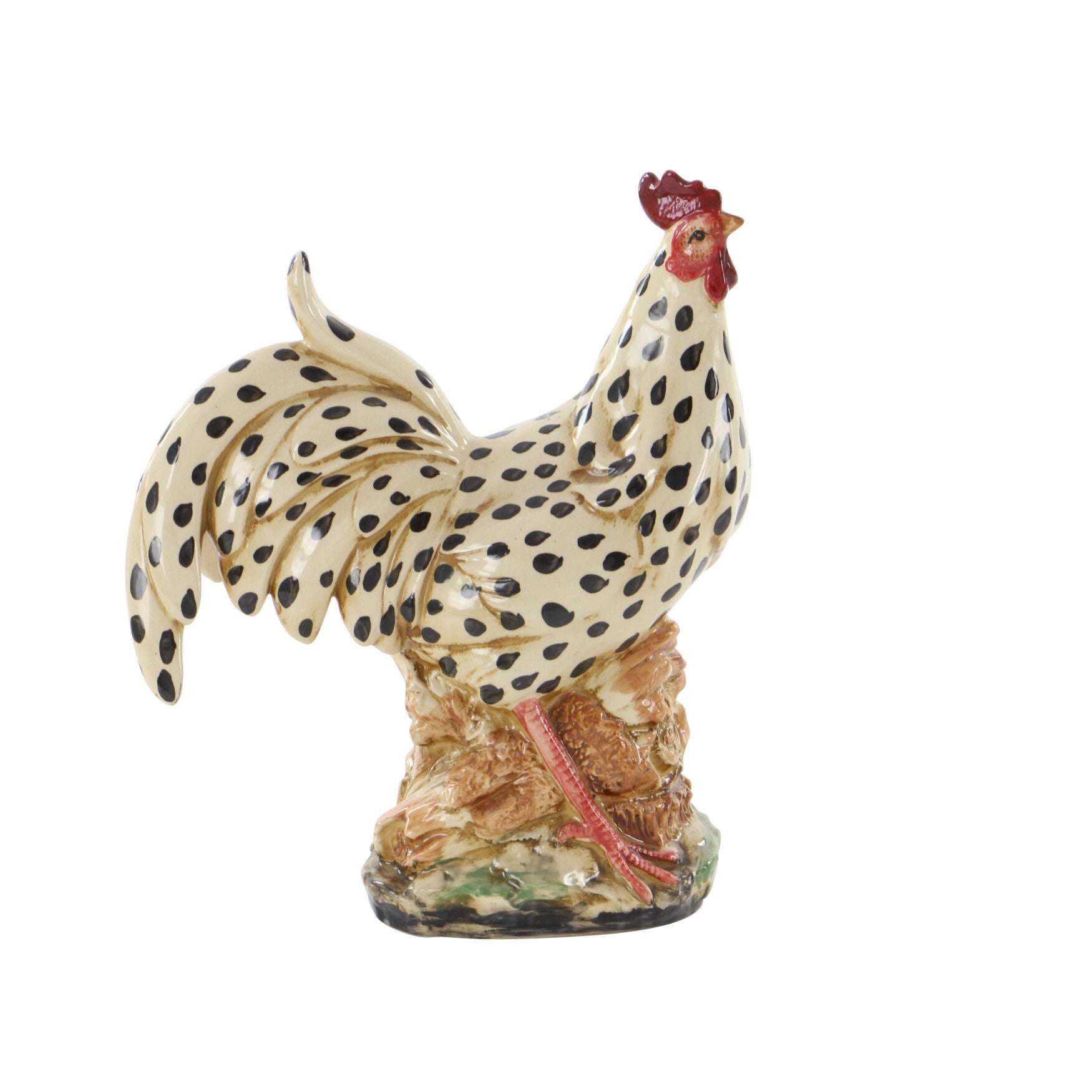 Beige Ceramic Farmhouse Birds Garden Sculpture, , on-hover image number 1