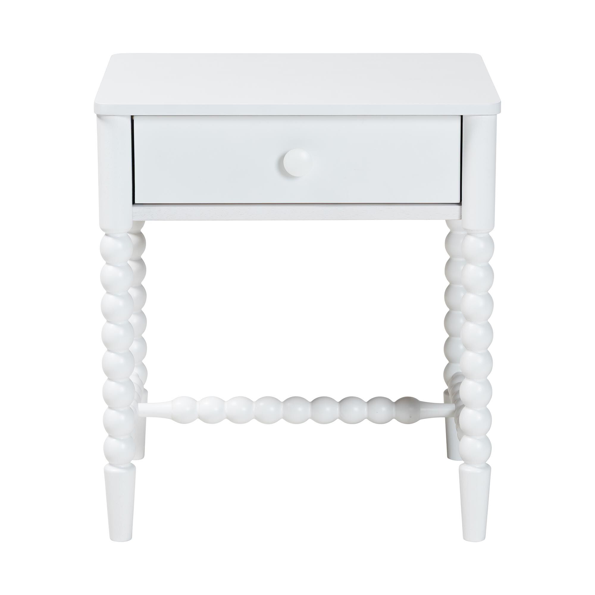 Brantley Spindle Nightstand, WHITE, alternate image number 3