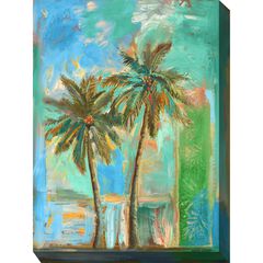 Modern Palms #2 Outdoor Wall Art