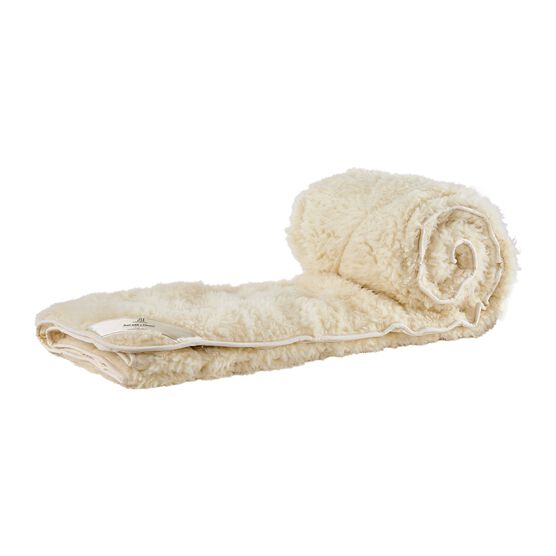 myDual™ Pad 100% Washable and Reversible Wool Mattress Pad, NATURAL, hi-res image number null