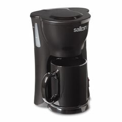 Space Saving 1 Cup Coffee Maker - Black